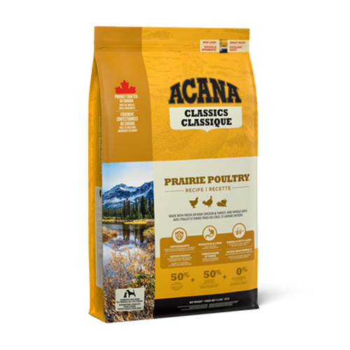 აკანა ლეკვი და ზრდასრული ძაღლი Classics Prairie Poultry 9.7 კგ