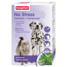 დამამშვიდებელი აბები ძაღლისთვის და კატისთვის Beaphar No Stress 20 აბი