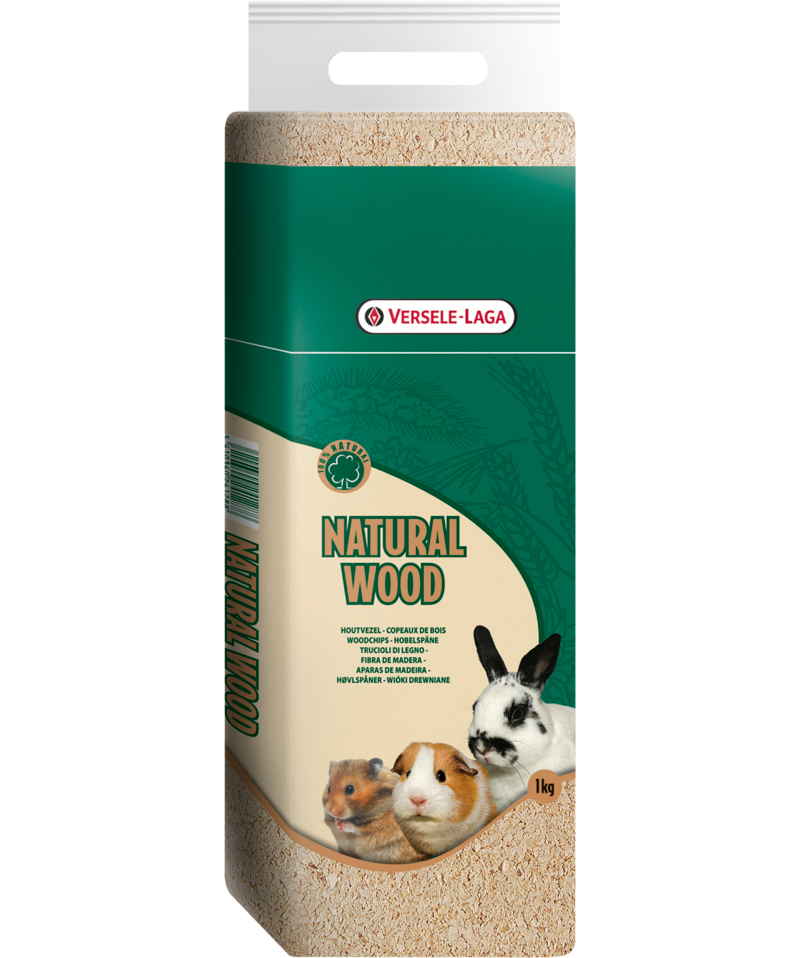 ვერსელე ლაგა ნახერხი მღრნელებისთვის Natural wood woodchips 1 კგ
