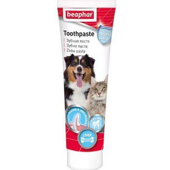 კბილის პასტა ძაღლისთვის და კატისთვის Beaphar Toothpaste Liver 100 გრ