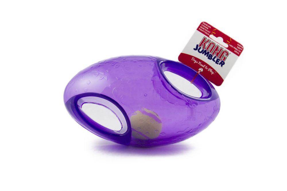 სათამაშო ძაღლისთვის Kong Jumbler Football Assorted Medium/Large