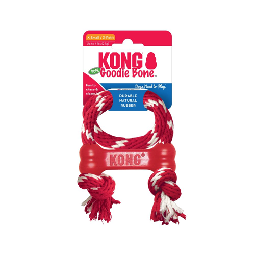 სათამაშო ძაღლისთვის Kong Goodie Bone With Rope XS