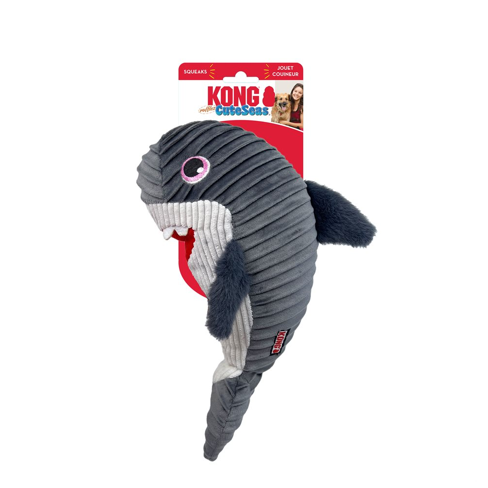 სათამაშო ძაღლისთვის Kong Cuteseas Rufflez Shark Medium/Large