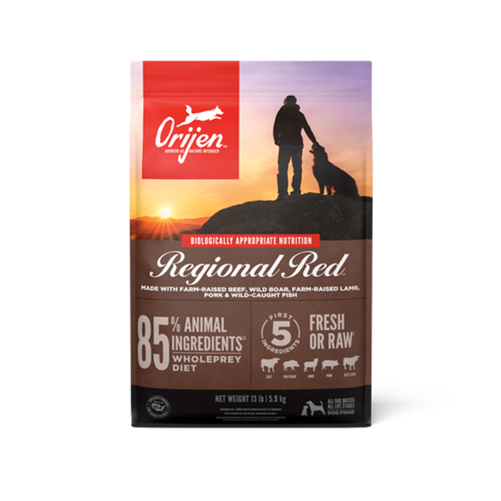 ორიჟენი ლეკვი და ზრდასრული ძაღლი Regional Red 11.4 კგ