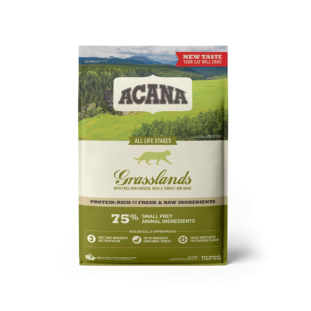 აკანა კნუტი და კატა Grasslands 4.5 კგ