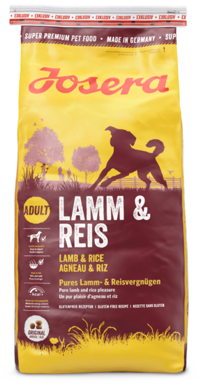 იოზერა ზრდასრული ძაღლი Lamb and Rice 1 კგ