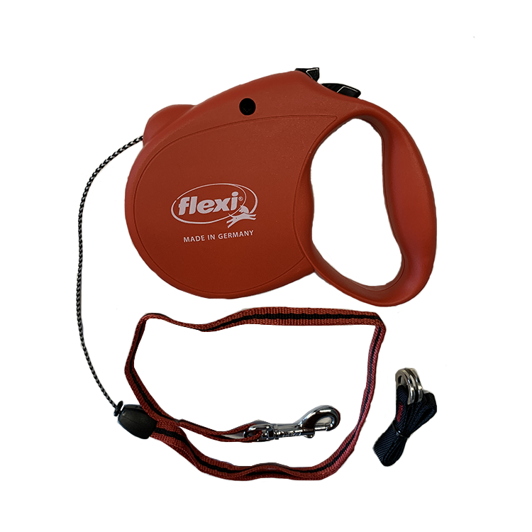 რულეტი ძაღლისთვის Flexi Standard S Cord 5მ წითელი