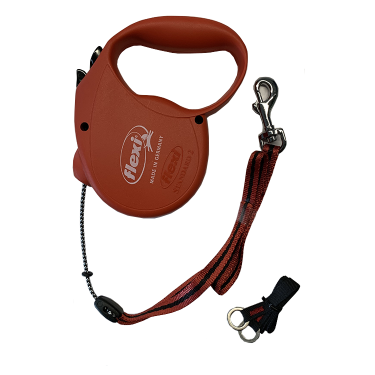 რულეტი ძაღლისთვის Flexi Standard M Cord 5მ წითელი