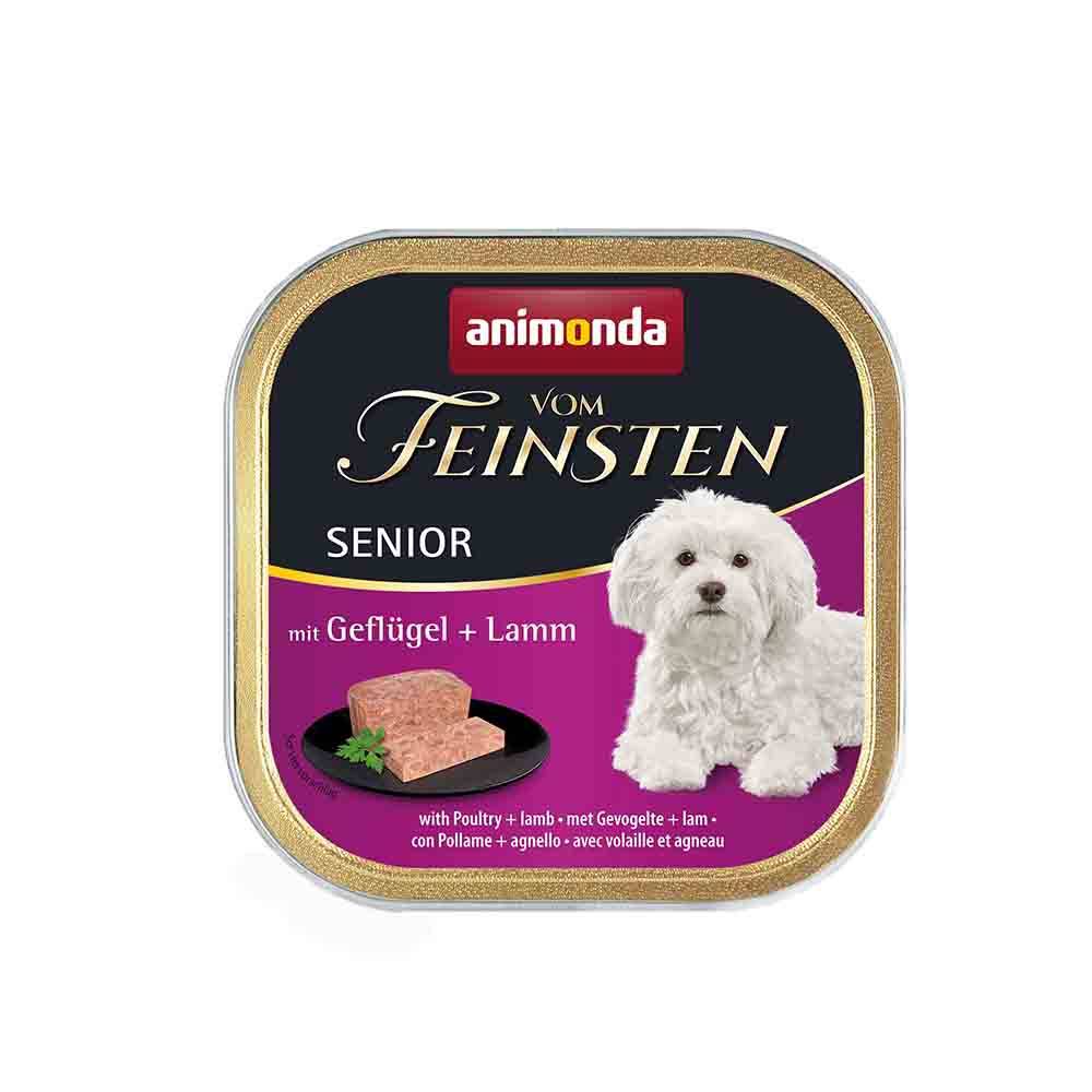 ანიმონდა Vom Feinsten ალუტრე მოზარდი ძაღლისთვის საქონლის და ფრინველის ხორცით 150 გრ