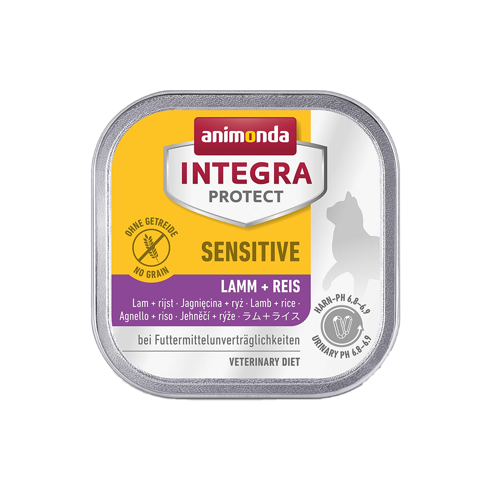 ანიმონდა Integra Protect Sensitive ალუტრე კატისთვის ბატკნით და ბრინჯით 100 გრ