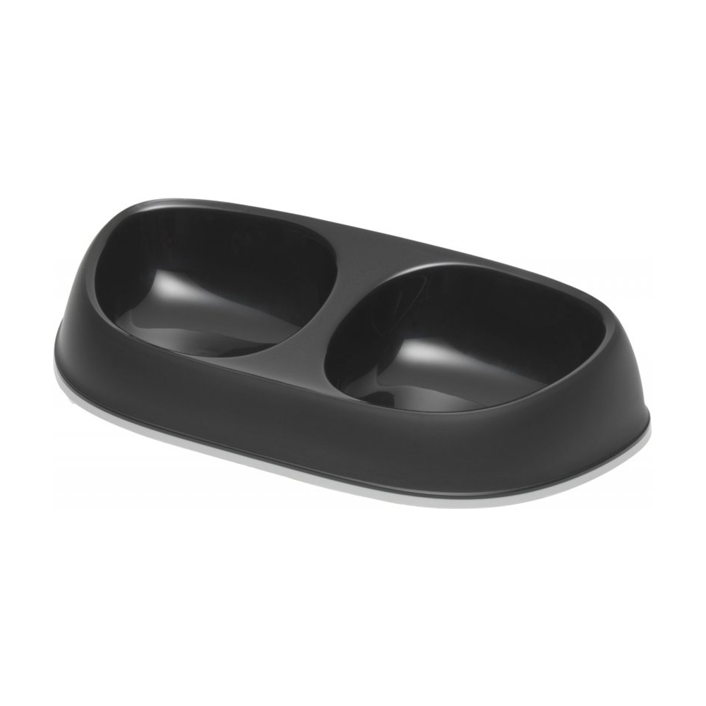 ჯამი ძაღლისთვის და კატისთვის Moderna Double Sensibowl XS (Black)