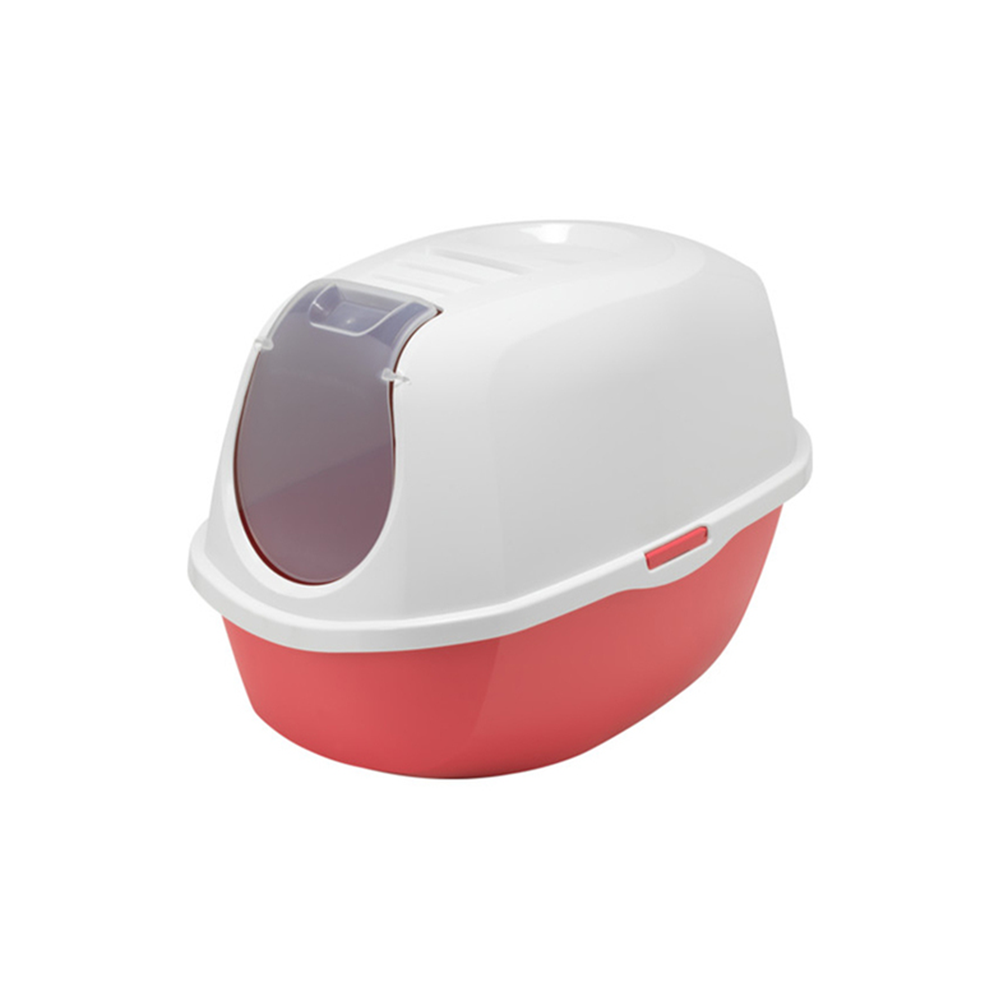 დახურული ტუალეტი კატისთვის Moderna Smart Cat (Spicy Coral)