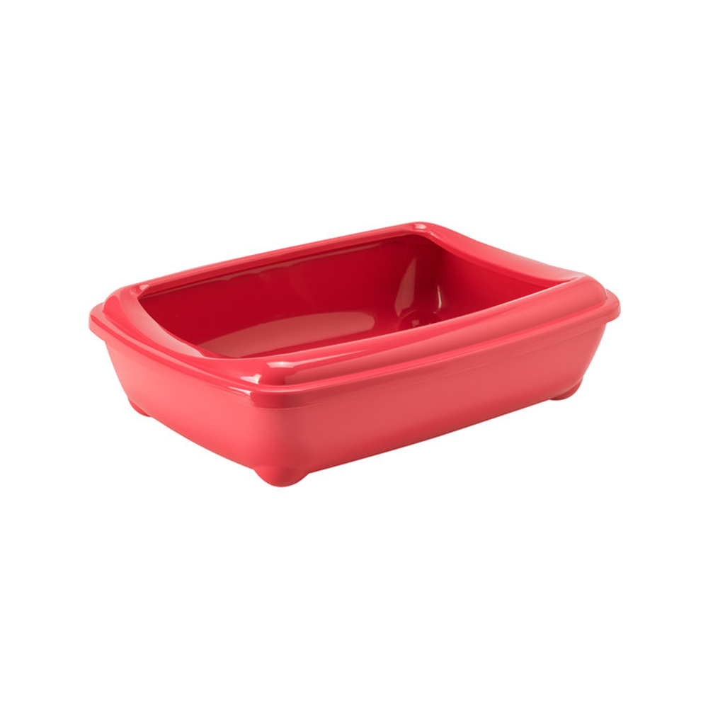 ღია ტუალეტი კატისთვის Moderna Artist-O-Tray Rim Medium (Spicy Coral)