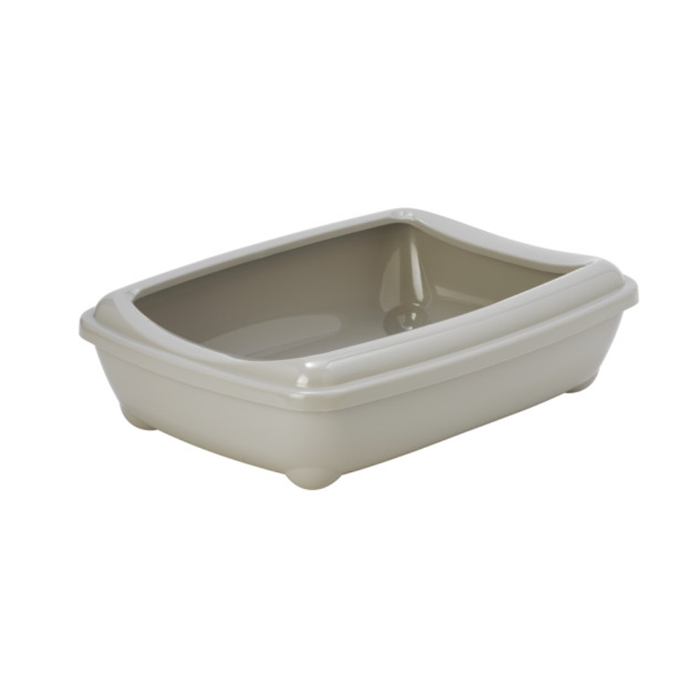 ღია ტუალეტი კატისთვის Moderna Artist-O-Tray Rim Large (Warm Grey)