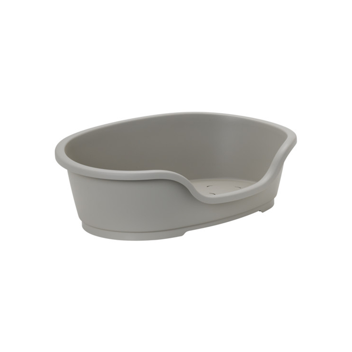 პლასტმასის საწოლი ძაღლისთვის Moderna Domus Medium (Warm Grey)