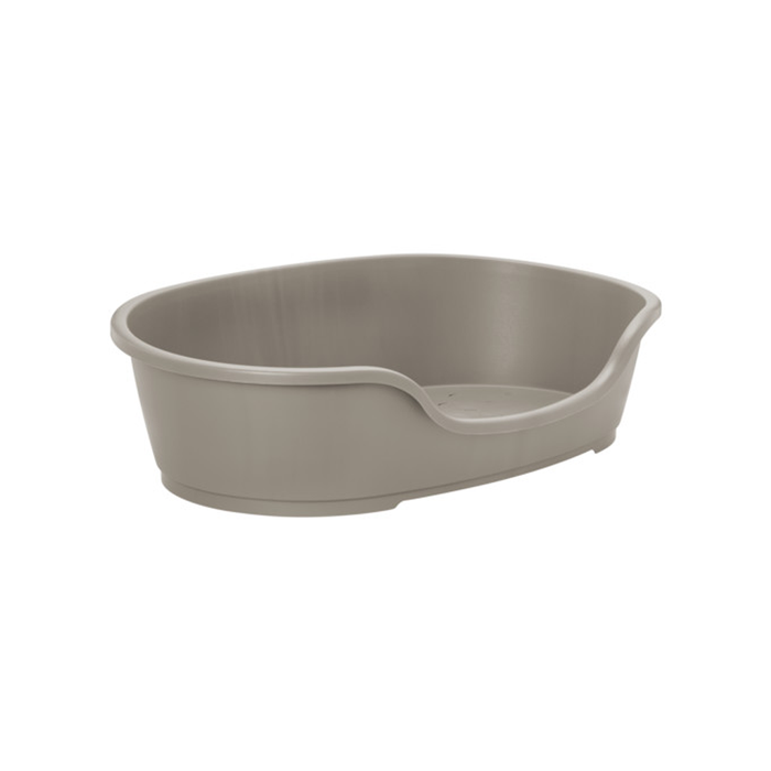 პლასტმასის საწოლი ძაღლისთვის Moderna Domus Large (Warm Grey)