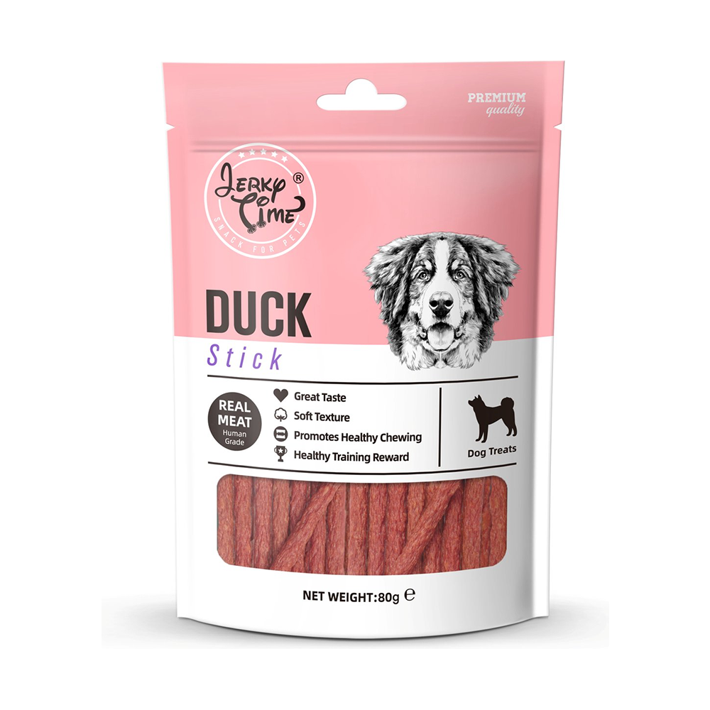 სნექი ძაღლისთვის Jerky Time Duck Stick 80 გრ