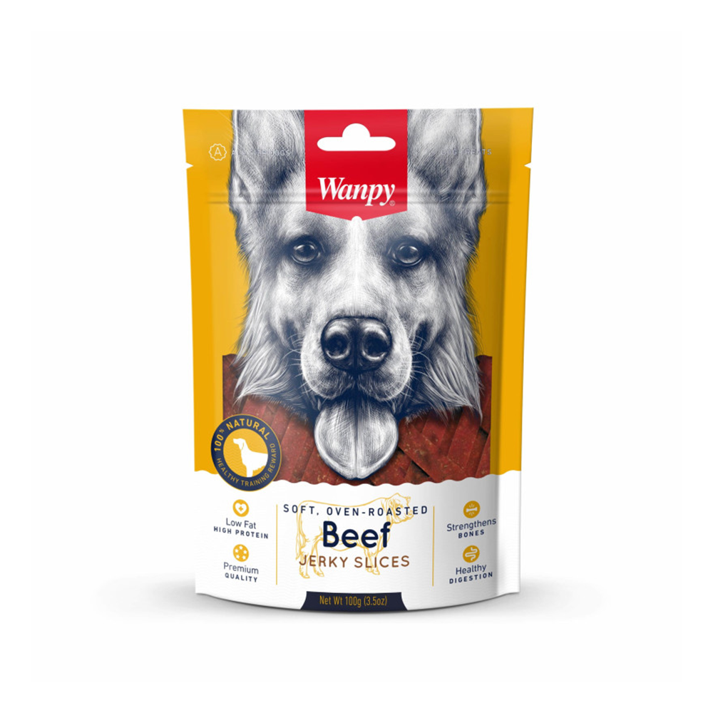სნექი ძაღლისთვის Wanpy Soft Duck Jerky Slices 100 გრ