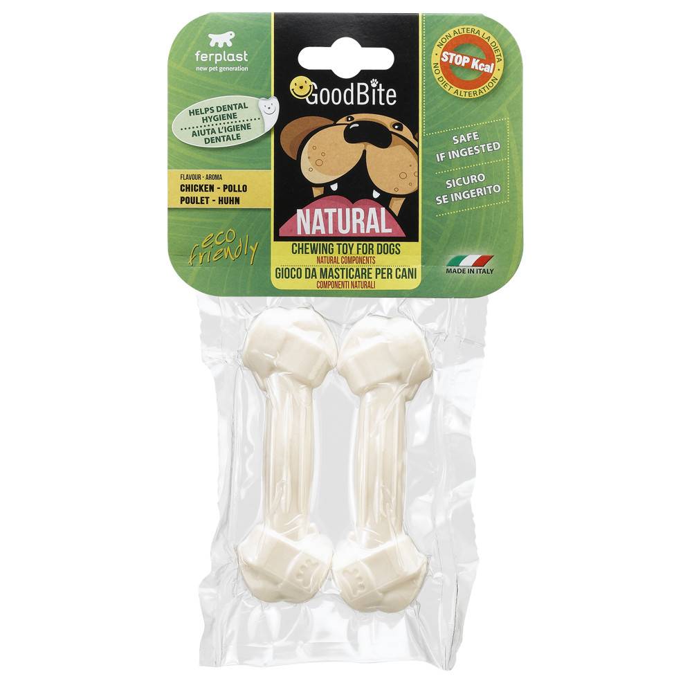 ძვალ-სათამაშო ძაღლისთვის Ferplast Goodbite ქათმის არომატით 40 გრ (x2)
