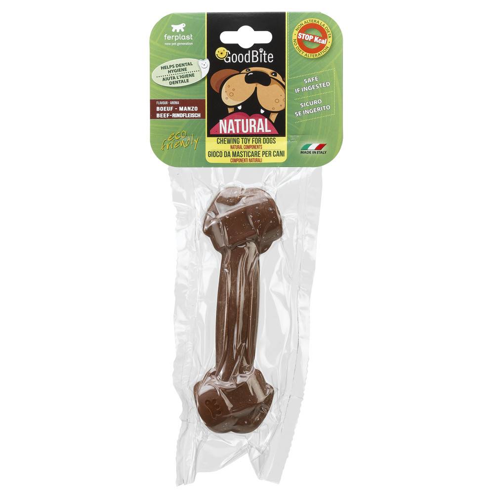 ძვალ-სათამაშო ძაღლისთვის Ferplast Goodbite საქონლის არომატით 140 გრ
