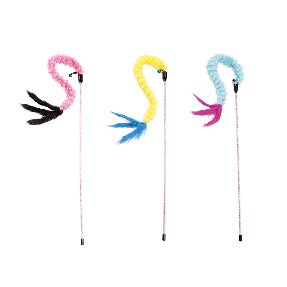 სათამაშო კატისთვის ბუმბული ჯოხზე Ferplast PA 500