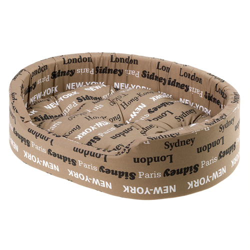 დივანი ძაღლისთვის და კატისთვის Ferplast Dandy C City 45 ყავისფერი (Small)