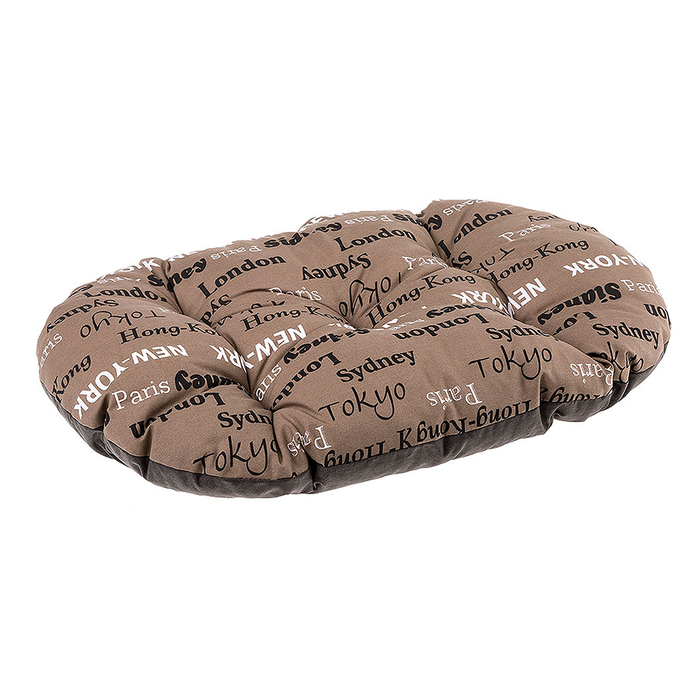 საწოლი ძაღლისთვის Ferplast Relax 55/4 C Cities ყავისფერი (Small)