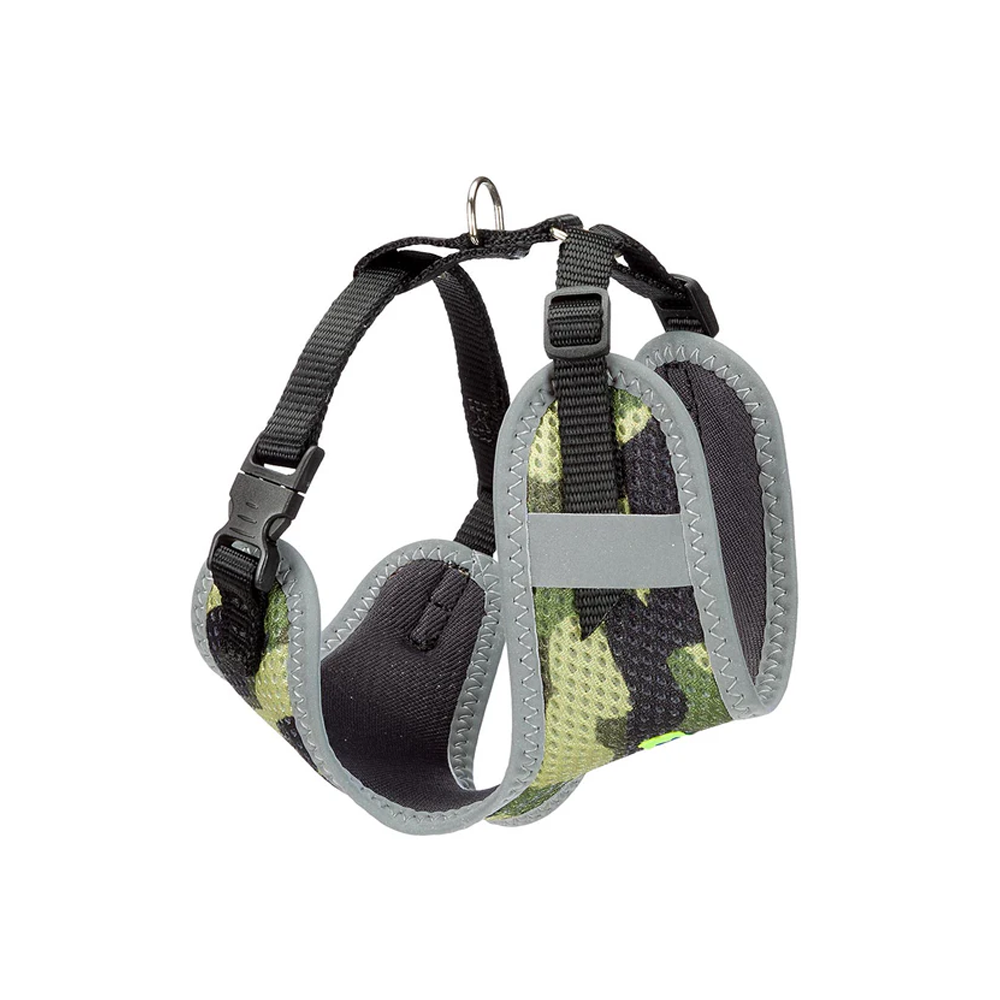 შლეიკა ძაღლისთვის და კატისთვის Ferplast Nikita P Fashion კამო მწვანე (XS)