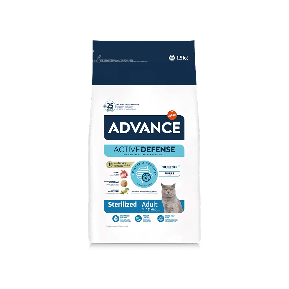 ედვანსი ზრდასრული კატა Sterilized Turkey 1.5 კგ