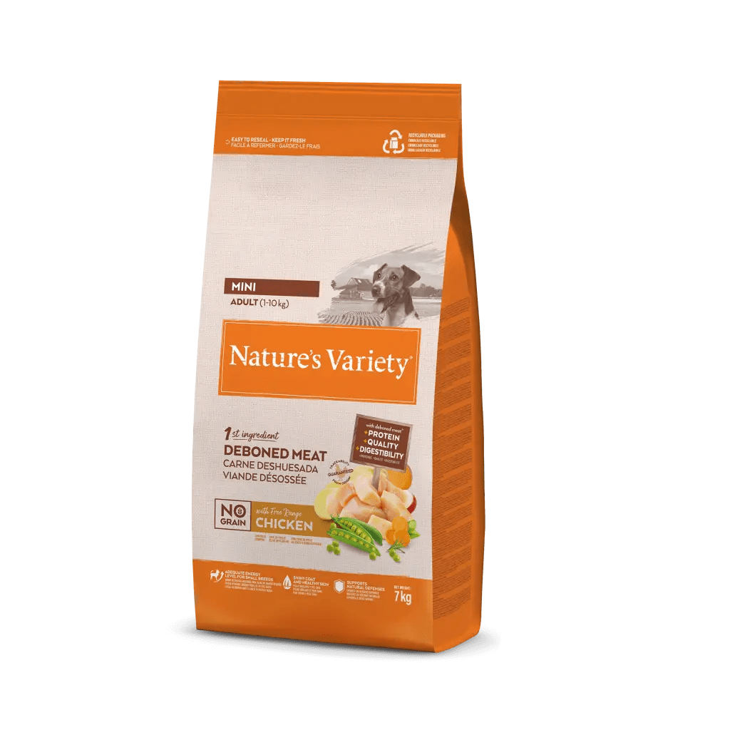 ნეიჩერს ვერაითი ძაღლი მინი No Grain Chicken 7 კგ