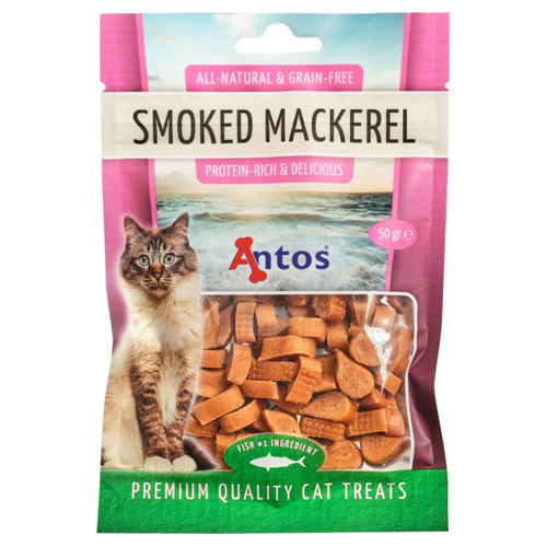 ანტოსი კატის სნექი Smoked Mackerel 50 გრ